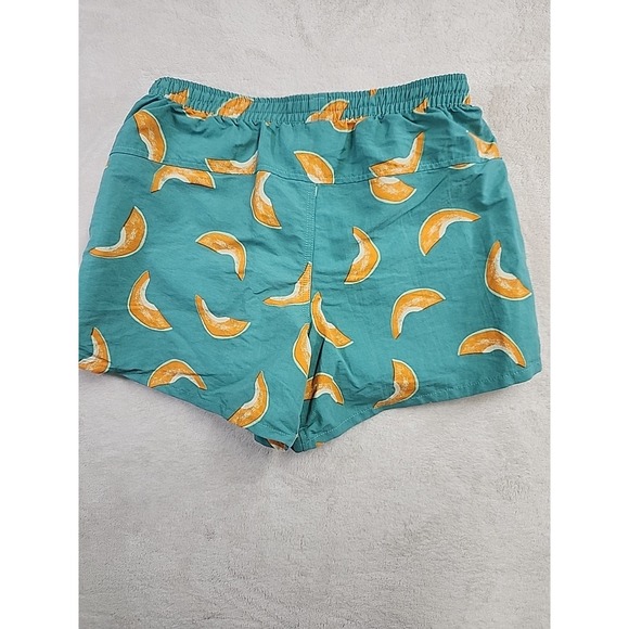 Patagonia Board Shorts Womens Size Small Melon Green Orange Fruit 100% Nylon - Picture 7 of 7